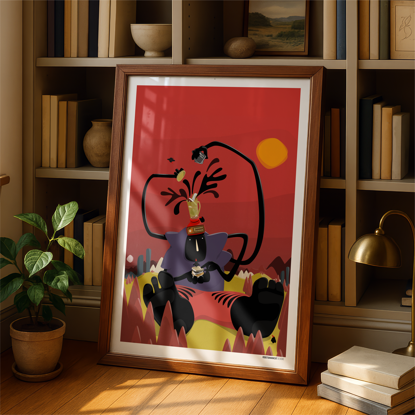 Blender Head Print