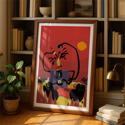 Blender Head Print