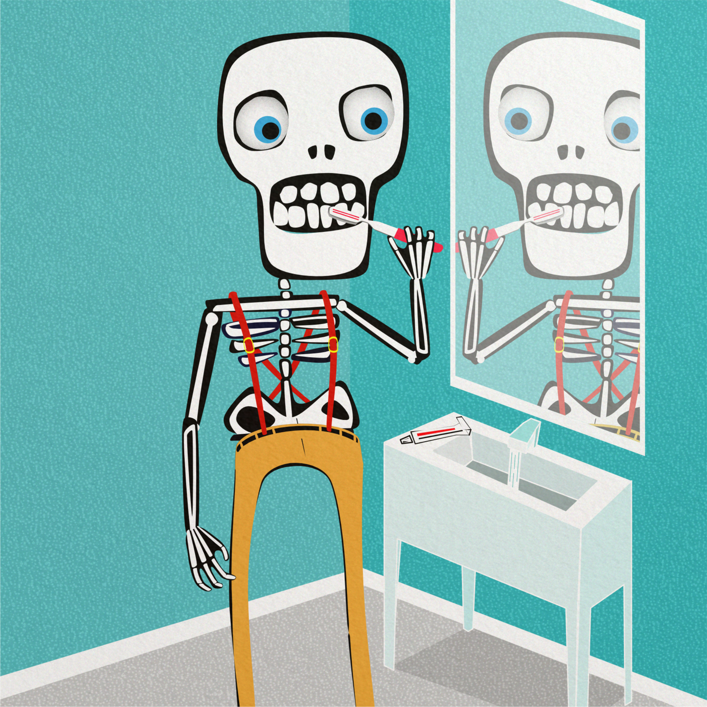 Brush Your Bones Print