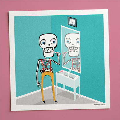 Brush Your Bones Print