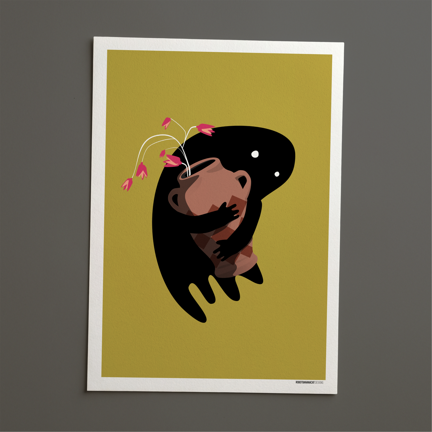 Flower Ghost Print