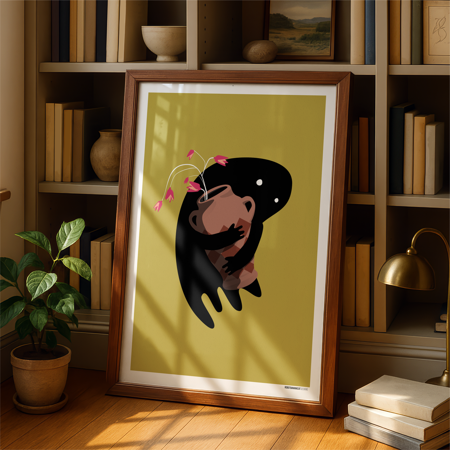 Flower Ghost Print