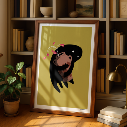 Flower Ghost Print