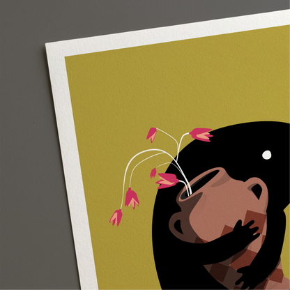 Flower Ghost Print
