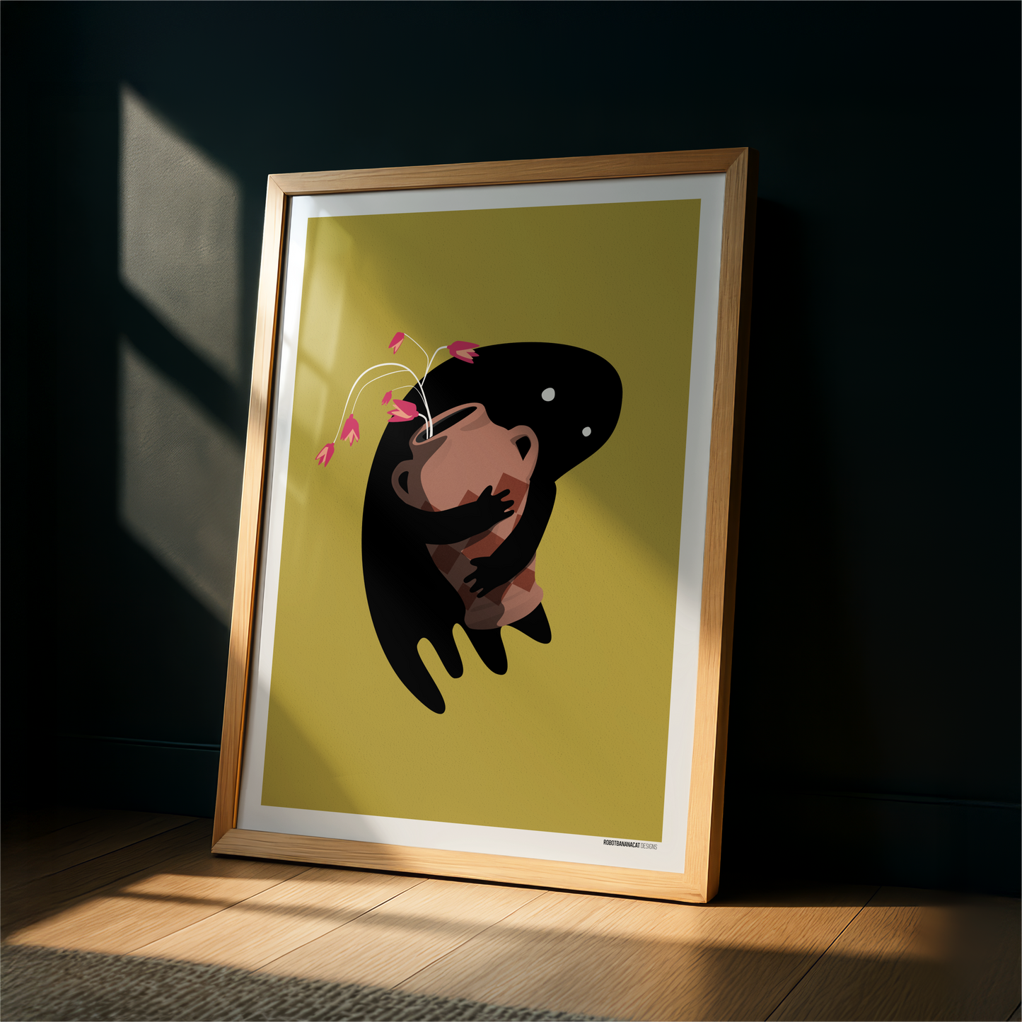 Flower Ghost Print