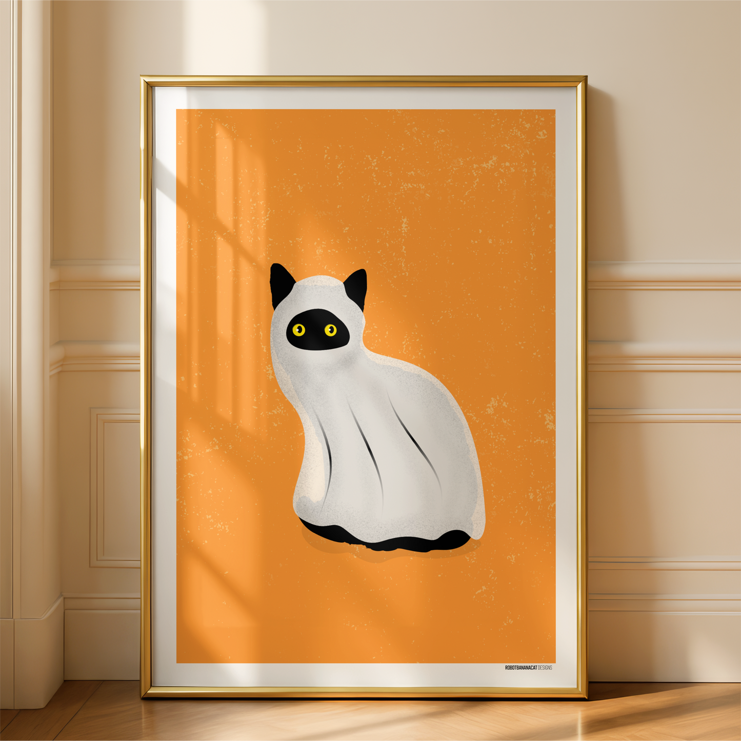 Ghost Cat Print