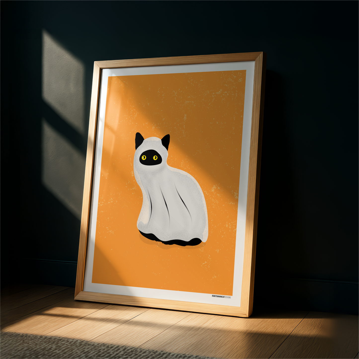 Ghost Cat Print