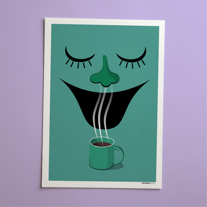 Happy Coffee Print