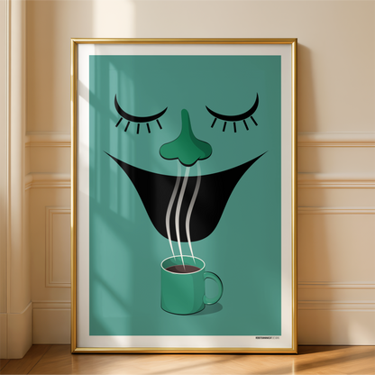 Happy Coffee Print