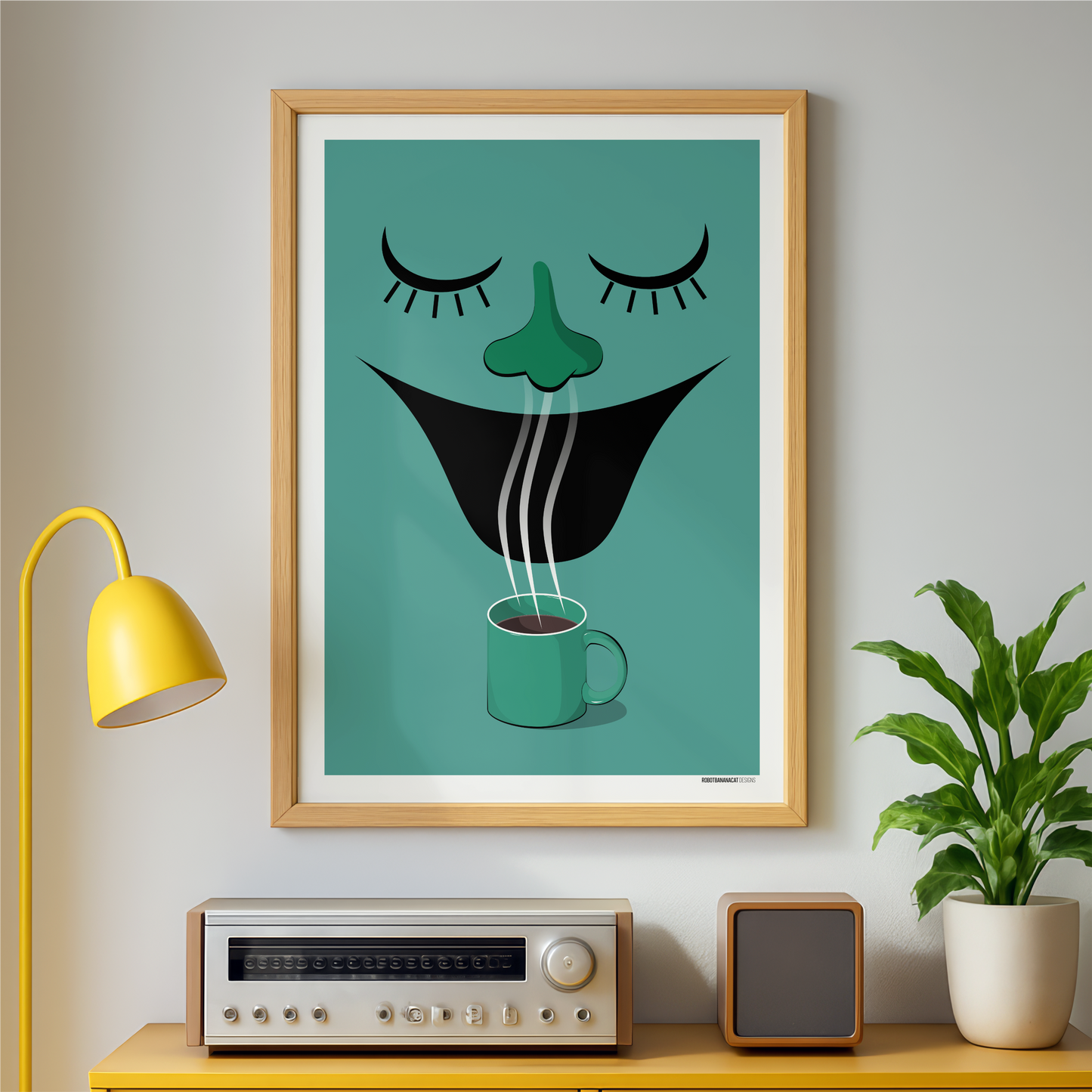 Happy Coffee Print
