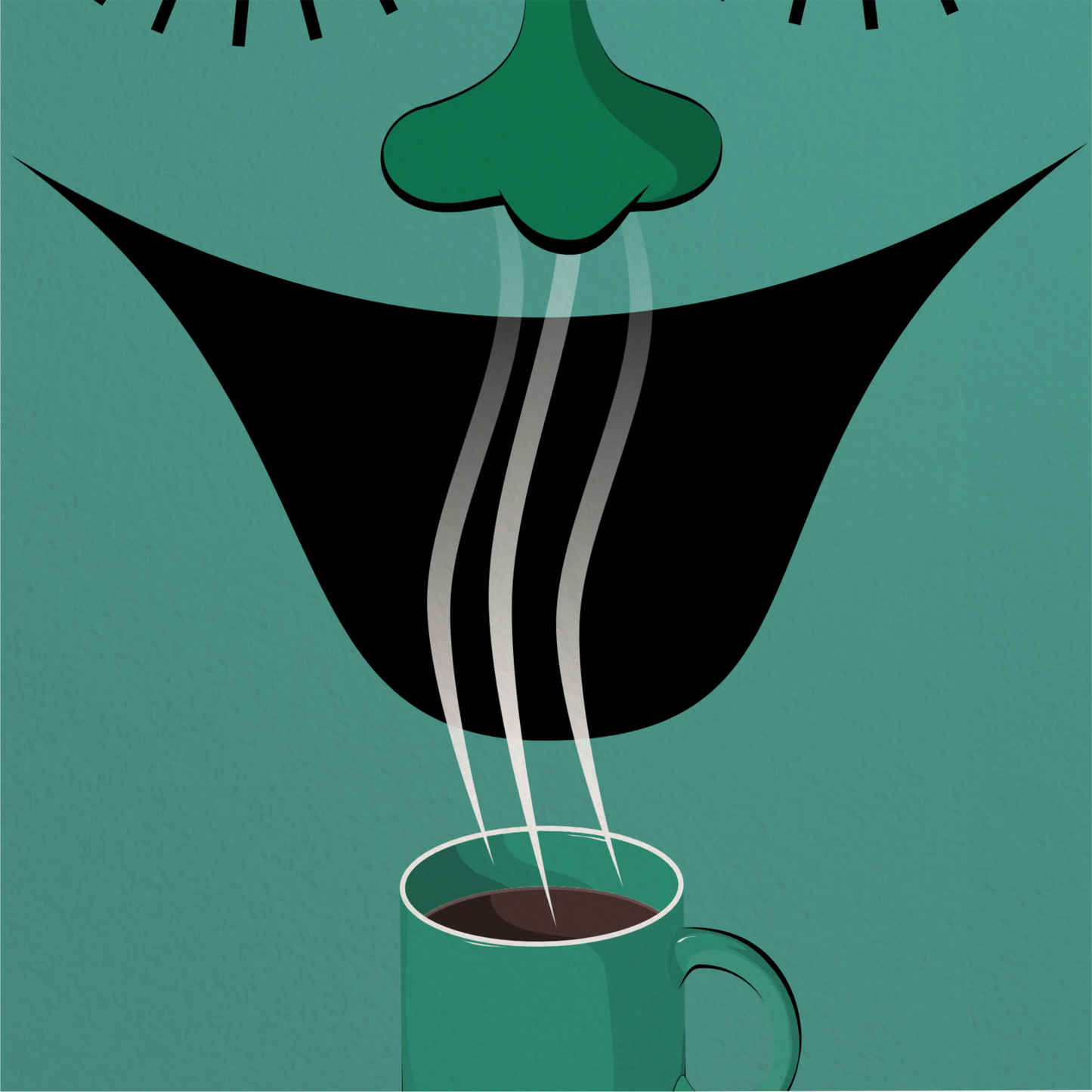 Happy Coffee Print