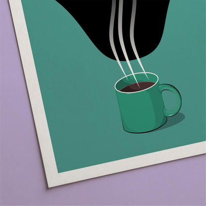 Happy Coffee Print