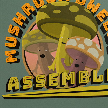 Mushroom Dweebs Print