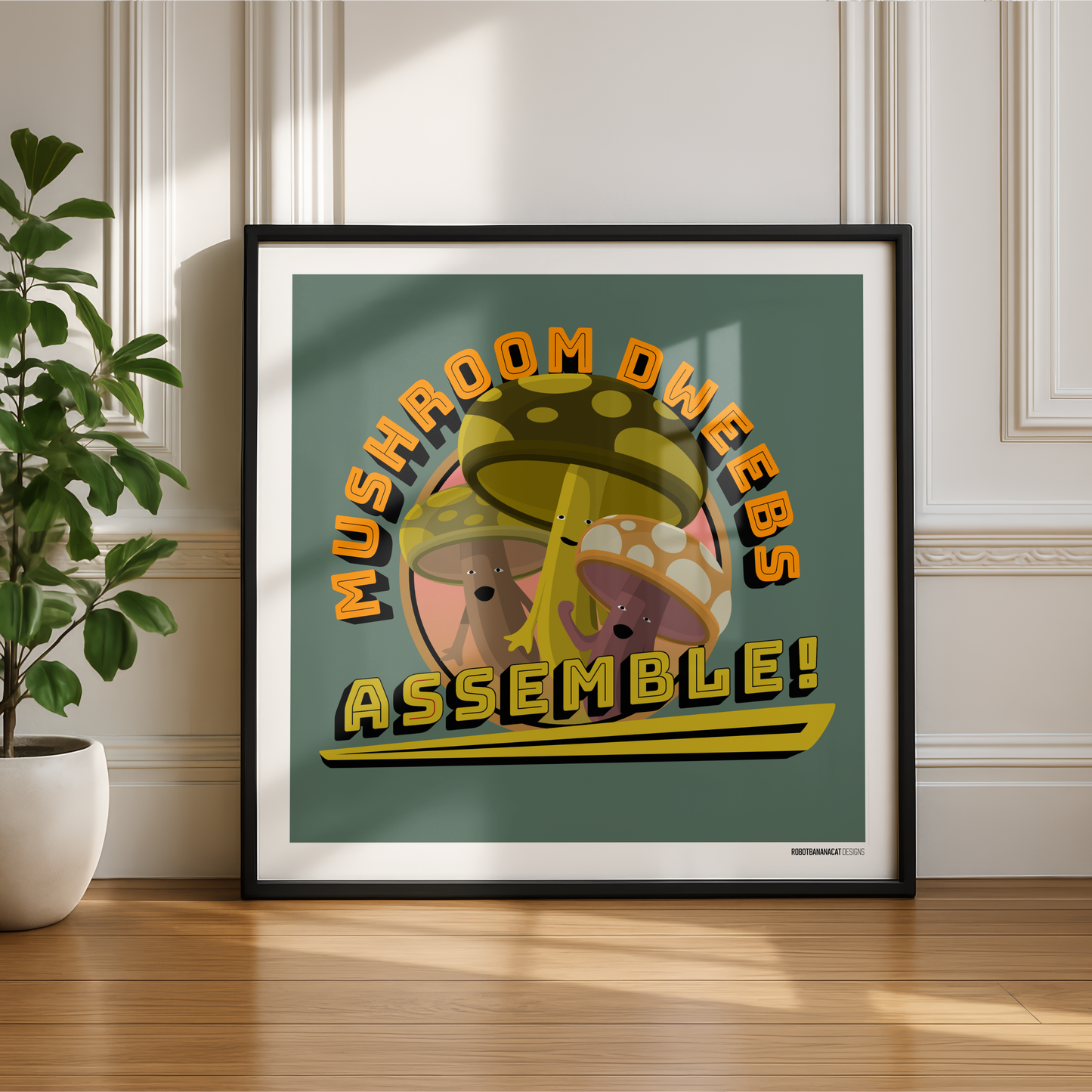 Mushroom Dweebs Print