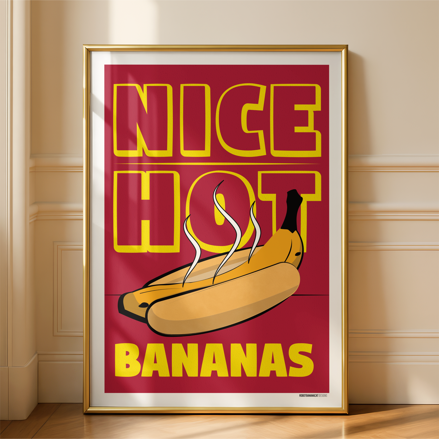 Nice Hot Bananas Print