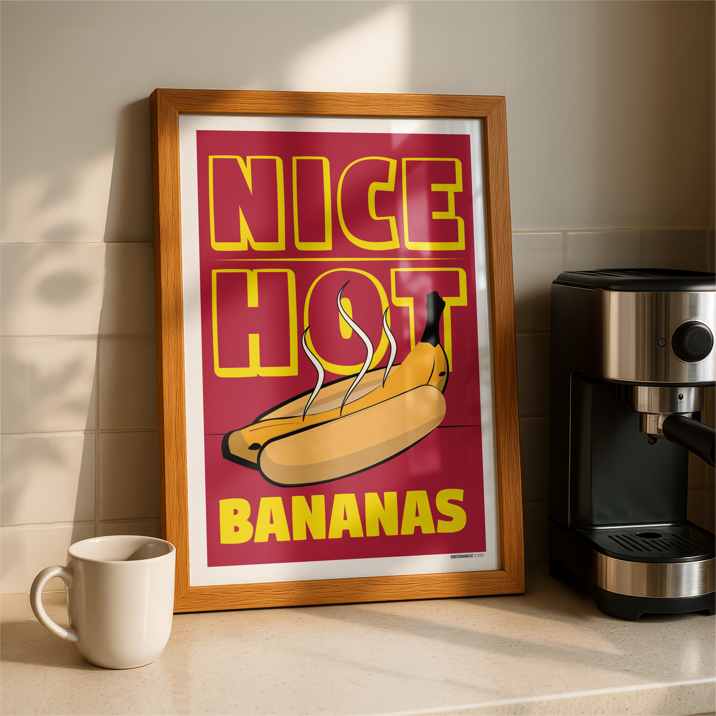 Nice Hot Bananas Print