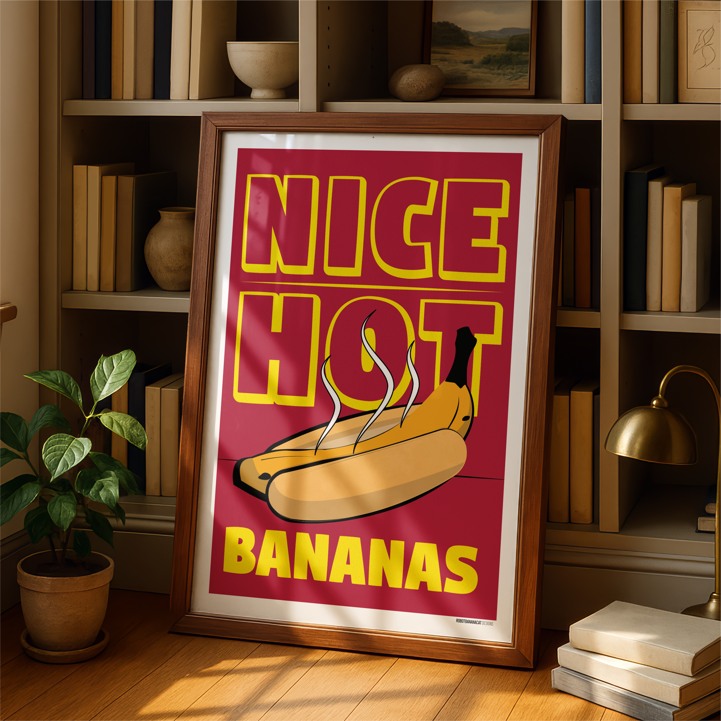 Nice Hot Bananas Print