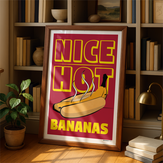 Nice Hot Bananas Print