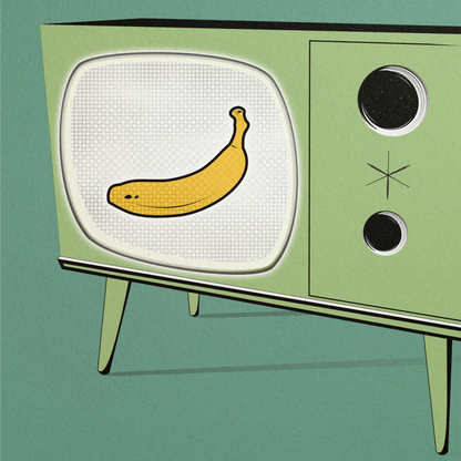 Retro TV Print