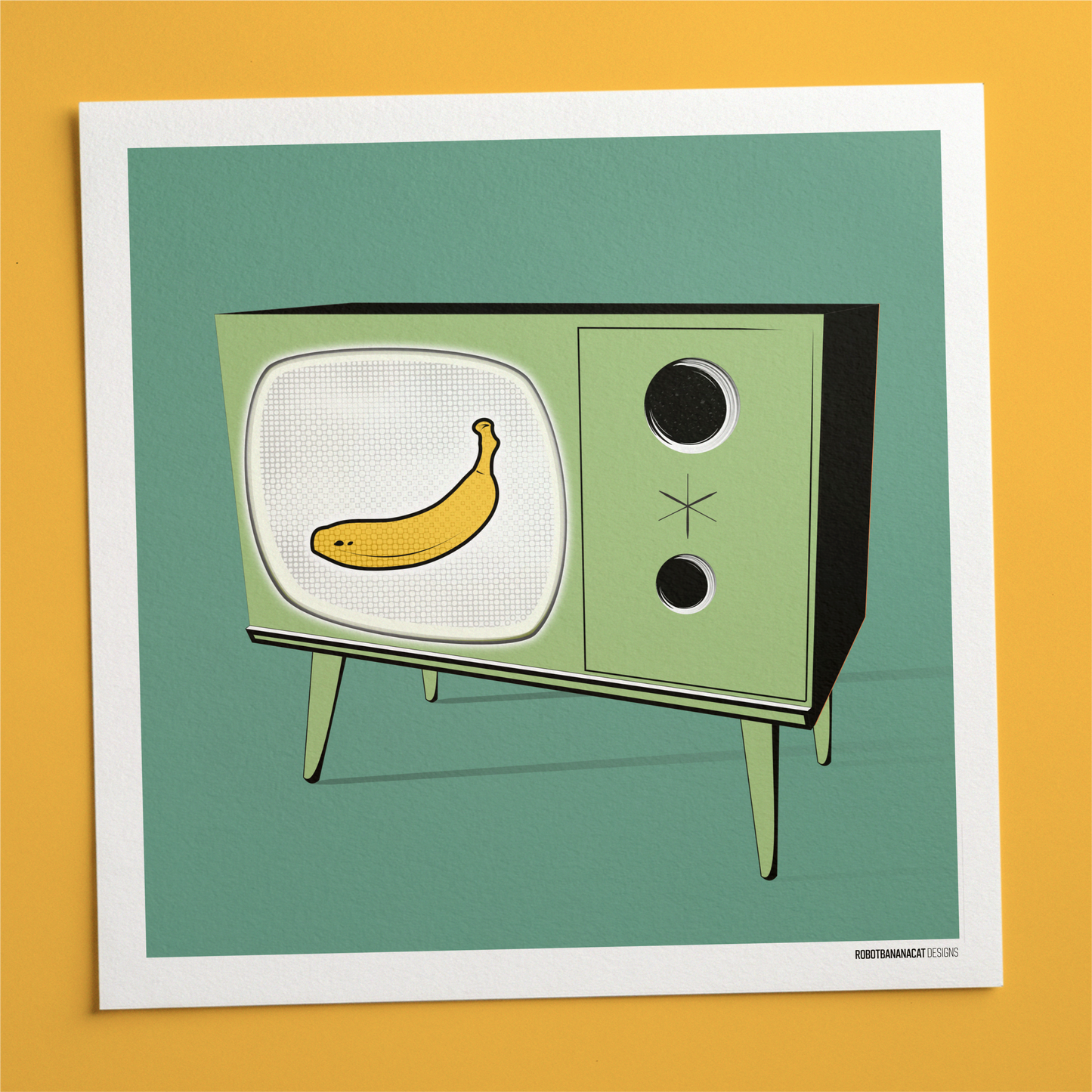 Retro TV Print