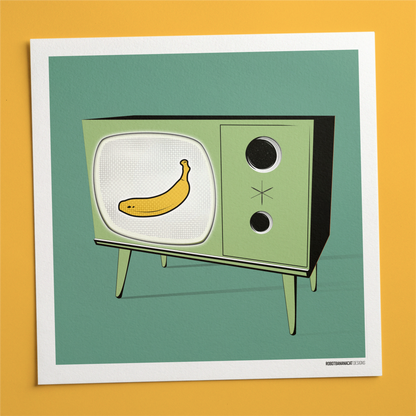 Retro TV Print