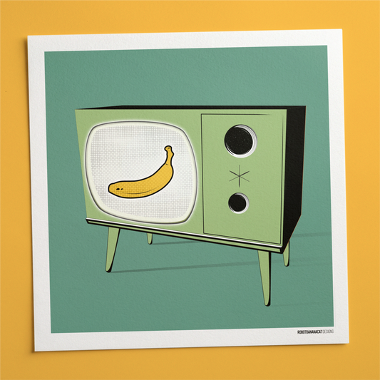 Retro TV Print