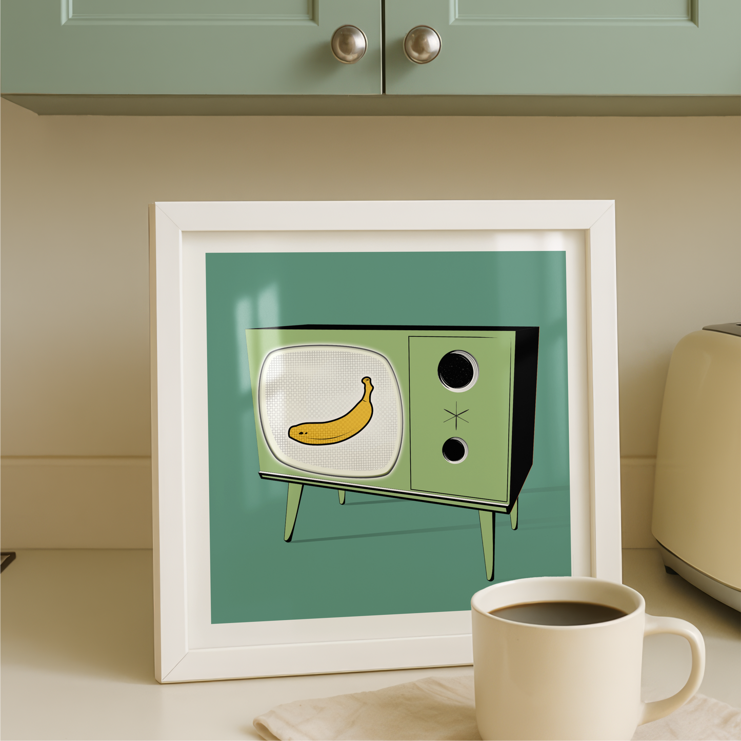 Retro TV Print