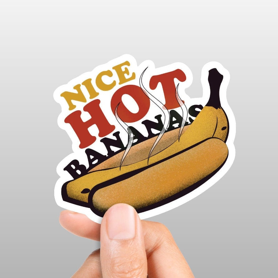 Banana Hot Dog Sticker