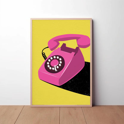Funky Telephone Print