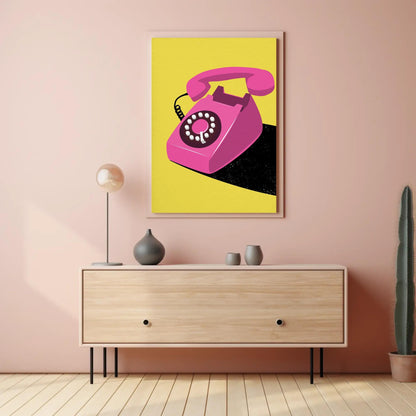 Funky Telephone Print