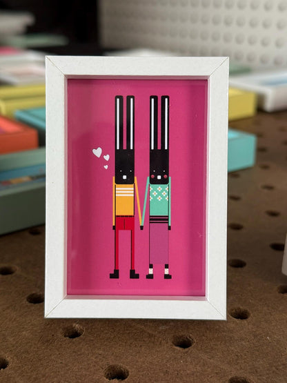 Love Bunnies - Mini Framed Prints