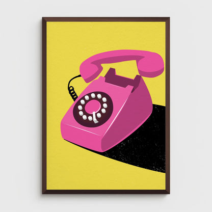 Funky Telephone Print