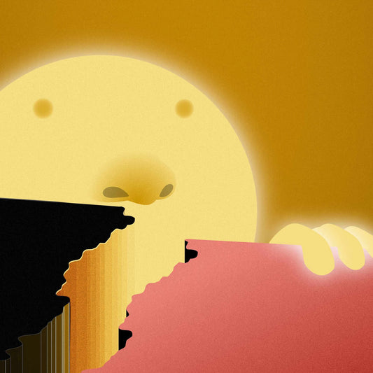 Curious Sunrise Print