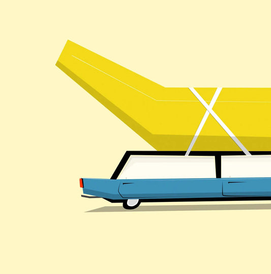 Banana Car Print