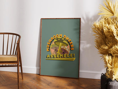 Mushroom Dweebs Print