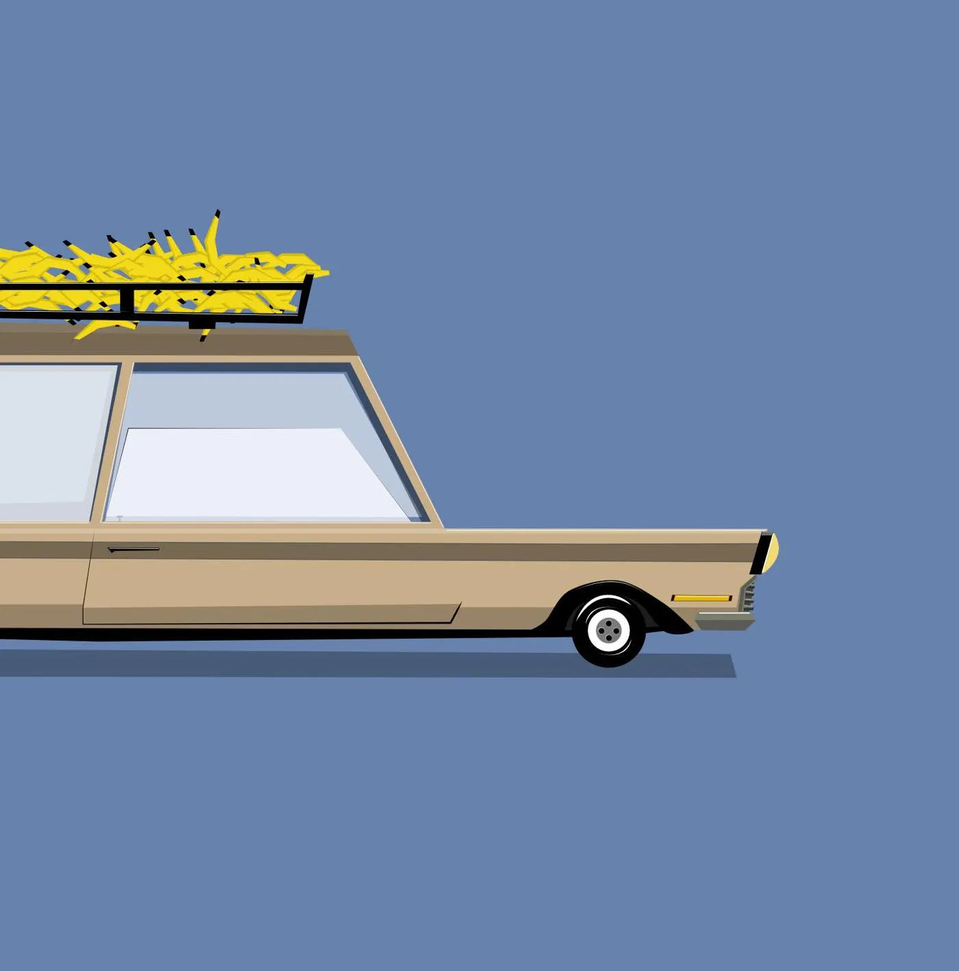 Banana Wagon Print