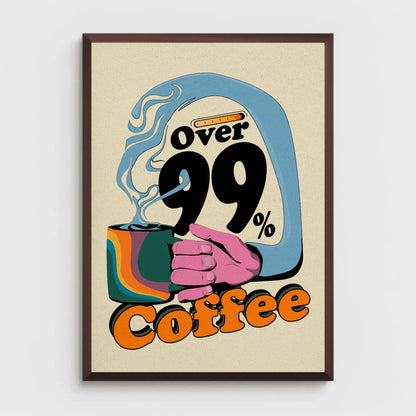 99% Coffee Print