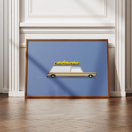 Banana Wagon Print