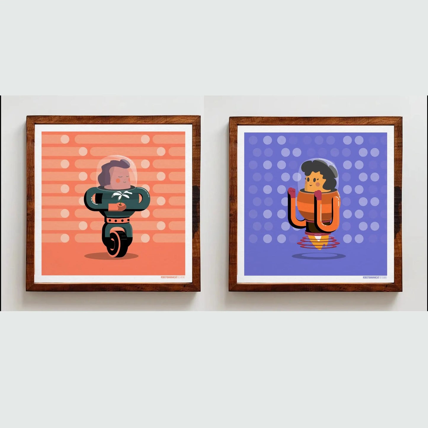 Romantic Robots Print
