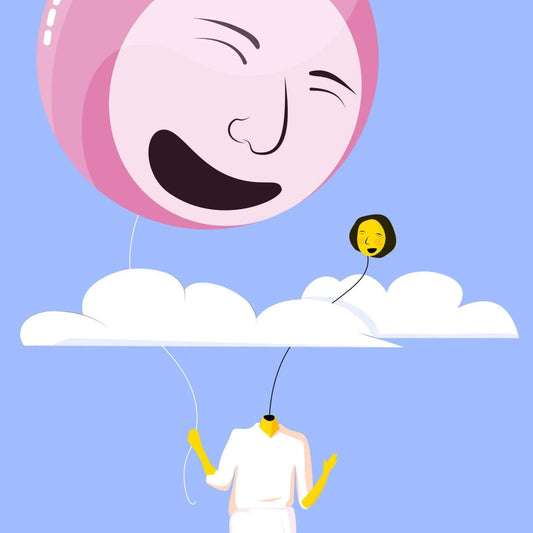 Heads In The Clouds Print