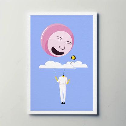 Heads In The Clouds Print
