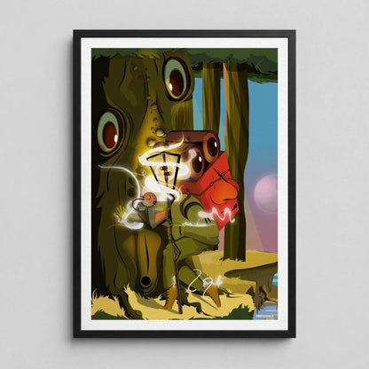 A Careful Escape Art Print