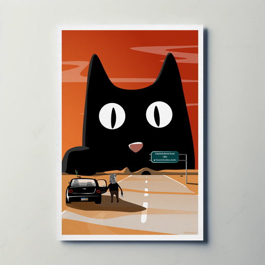 Completely Normal Tunnel Print