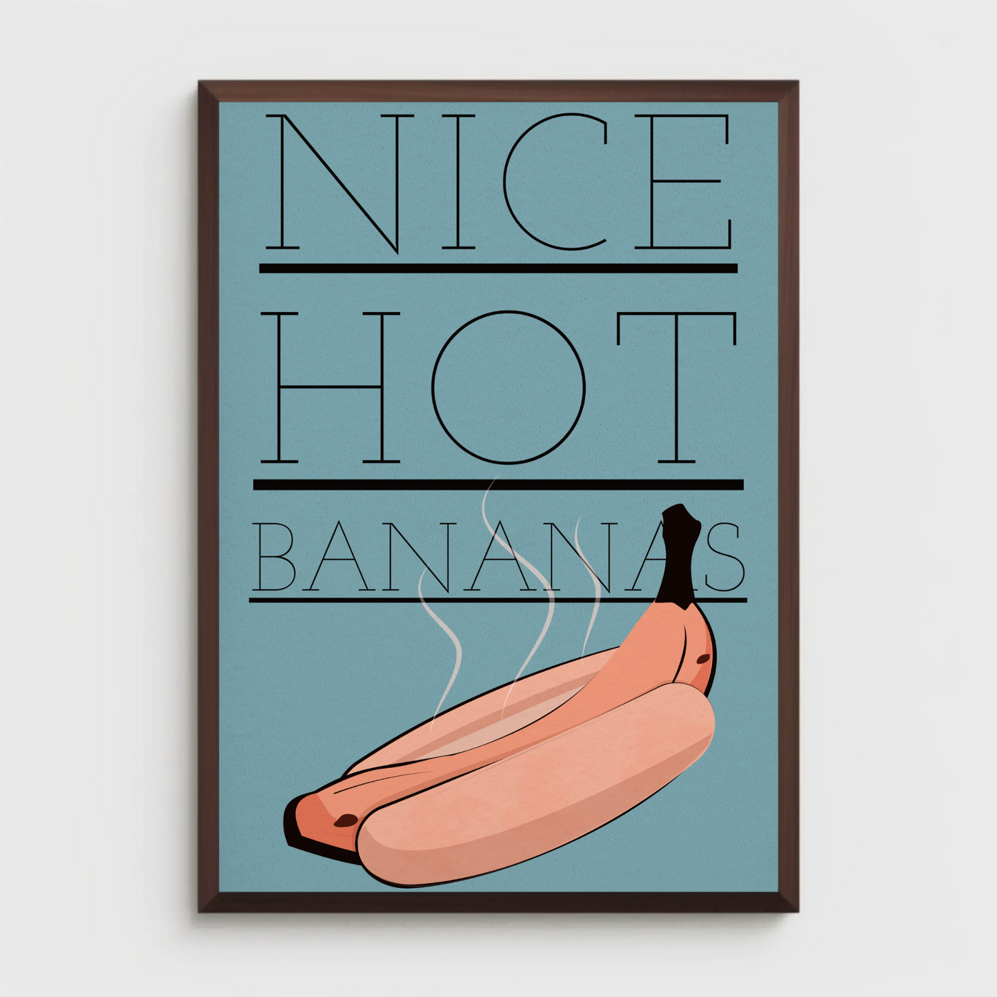 Deco Nice Hot Bananas Print