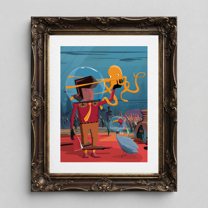 Underwater Friends Print