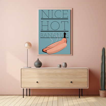 Deco Nice Hot Bananas Print