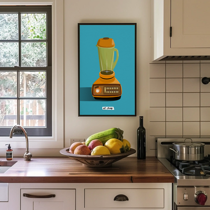 Ol' chap Blender Companion Printed Illustration