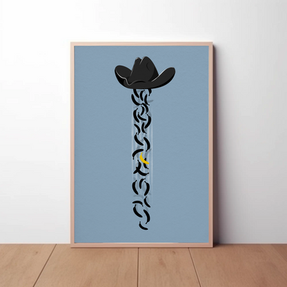 Banana Rain Hat Print