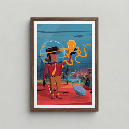 Underwater Friends Print