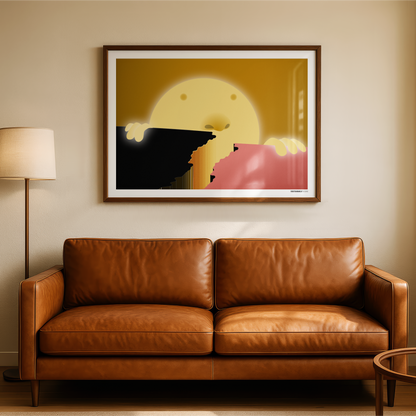 Curious Sunrise Print